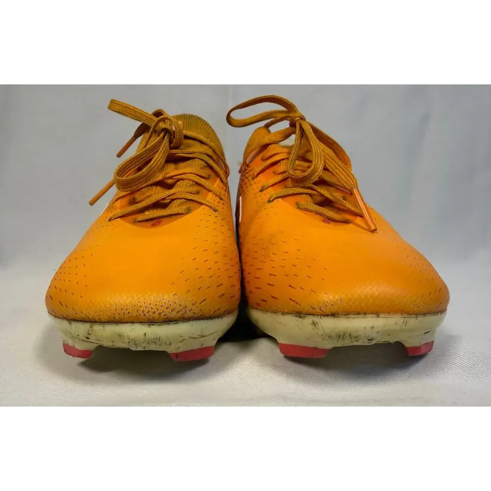 Lotto Roma 200 Youth Soccer Cleats Orange FG Size 2 Lightweight Lace-Up